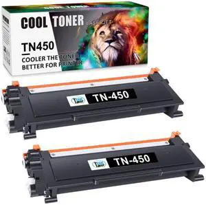 2 Pack TN450 Toner Compatible for Brother HL-2270DW DCP-7065DN