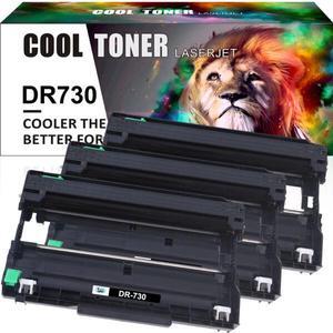 3PK DR730 Drum Compatible With Brother TN760 Toner Cartridge HL-L2390DW 2350DW TN730
