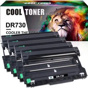 4PK DR730 Drum With Chip Compatible With Brother MFC-L2710DW L2717DW