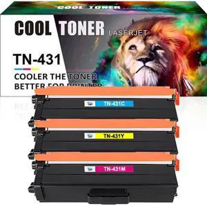 3PK CMY TN431 TN433 HY Toner Cartridge For Brother HL-L8360CDW HL-L8260CDW MFC-L8900CDW