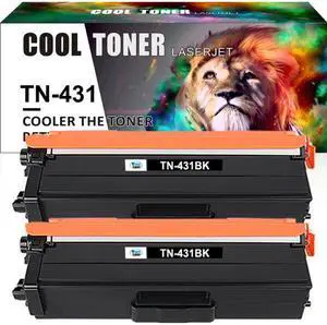 2PK TN431BK TN433 HY Toner Cartridge For Brother HL-L8360CDW HL-L8260CDW MFC-L8900CDW