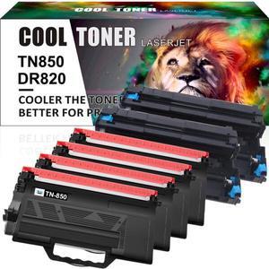 4 TN850 Toner + 2 DR820 Drum Compatible With Brother