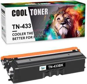 1PK Black Toner Compatible With Brother TN433 TN-433 HL-L8260cdw HL-L8360cdw MFC-L8610cdw