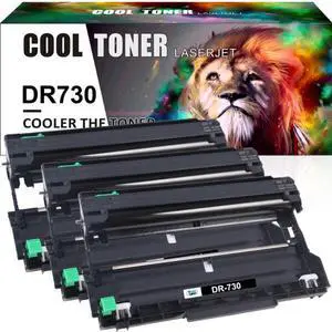 3PK DR730 Drum With Chip Compatible With Brother MFC-L2710DW L2717DW