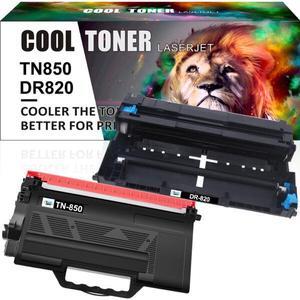 1 TN850 Toner + 1 DR820 Drum Compatible With Brother