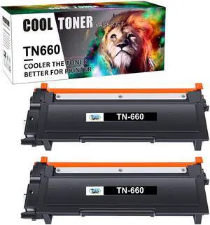 2PK TN-660 Compatible With Brother TN660 Toner Cartridge MFC-L2700DW HL-L2320D