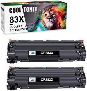 2PK Toner CF283A CF283X Compatible with HP 83A 83X LaserJet Pro MFP M225dn M225d