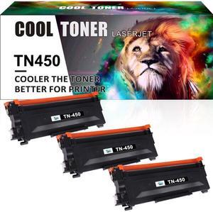 3x TN450 TN-450 High Yield Toner Cartridge Compatible for Brother HL-2220