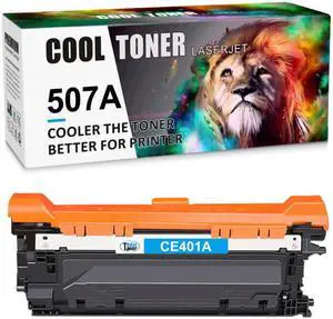 1 Pack Cyan CE400A Toner Cartridge for HP 507A Color LaserJet 500 M551dn MFP M570 M575