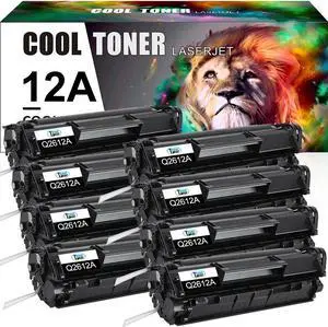 8Pack toner Cartridge for HP Q2612A Black LaserJet 1020 1022 1012 3050 3020