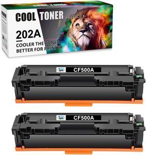 2 Toner Compatible with HP 202A CF500A Color LaserJet Pro M254dw M281cdw M281fdw