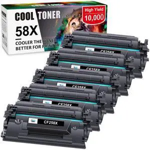5PK Toner CF258A 58A  Compatible With HP Laserjet Pro M404n