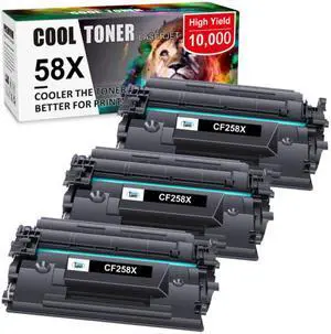 3PK Toner CF258A 58A Compatible With HP Laserjet Pro M404n 3PK Toner CF258A 58A Compatible With HP Laserjet Pro M404n