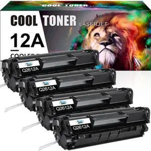 4Pack toner Cartridge for HP Q2612A Black LaserJet 1020 1022 1012 3050 3020