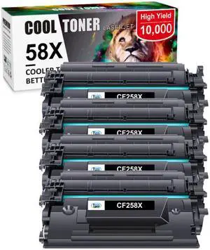 4PK Toner CF258A 58A Compatible With HP Laserjet Pro M404n 4PK Toner CF258A 58A Compatible With HP Laserjet Pro M404n