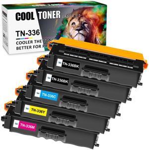 5PK (2KCMY) Toner TN336 Cartridge For Brother HL-L8250 HL-L8350CDW MFC-L8850CDW L8600CDW