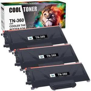 3 Pack TN360 Toner Cartride For Brother TN330 HL-2140 HL-2170W MFC-7340 MFC-7840W