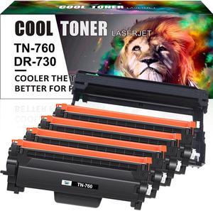 4x Toner +1x Drum Compatible For Brother DCP-L2550DW HL-L2395DW L2390DW