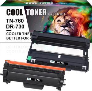 1Toner+1Drum Compatible With Brother TN760 Toner Cartridge HL-L2395DW