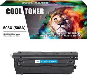 1PK Cyan Toner CF360X Compatible with HP 508X LaserJet Enterprise M553n dn M577 M552d