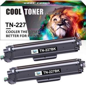 2x Black Toner Compatible With Brother TN227 TN227BK HL-L3210CW L3750cdw MFC-L3770CDW