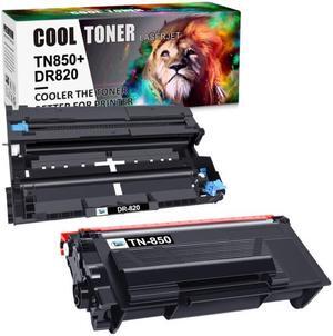 1x TN850 Toner 1x DR820 Drum Cartridge For Brother MFC-L6700DW MFC-L5850DW HL-L6200DW7