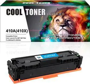 1Pack CF410AC Toner Compatible with HP 410A HP LaserJet Pro MFP M477fnw M477fdw M452dn