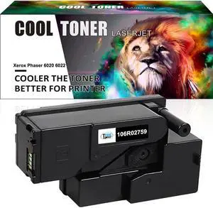 1PK Black Toner Compatible For Xerox WorkCentre 6027 6025 Phaser 6022 6020 106R02759