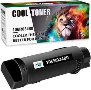 1PK Black Color Toner Cartridge for Xerox Phaser 6510 WorkCentre 6515 dn dni n 106R03480