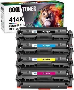 4PK KCMY Toner for HP 414X W2020A Laserjet Pro MFP M479fdw M479fdn M454dn
