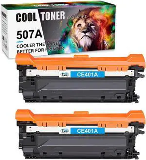 2x Cyan CE400A Toner Cartridge for HP 507A Color LaserJet 500 M551n M570dn M575F