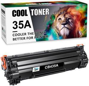 1PK Black Toner  35A CB435A Cartridge Compatible with HP LaserJet P1005 P1006 P1009