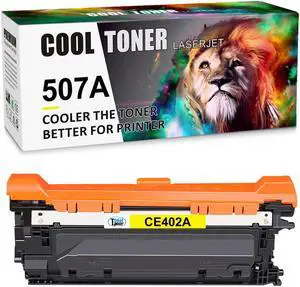 1x Yellow CE400A Toner Cartridge for HP 507A Color LaserJet 500 M551n M570dn M575F