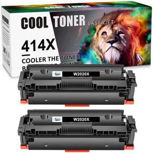 2PK Black Toner for HP 414A W2020A Laserjet Pro MFP M479fdw M479fdn M454dn
