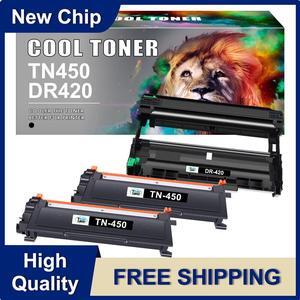 2* TN450 Toner 1* DR420 Compatible with Brother HL-2270DW DCP-7065 MFC-7360N