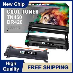1* TN450 Toner 1* DR420 Compatible with Brother HL-2270DW DCP-7065 MFC-7360N
