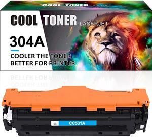 1PK Cyan Toner CC530A 304A Compatible With HP LaserJet CP2025dn CM2320nf