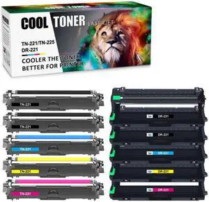 10PK =5PK Toner+5PK Drum(2K+CMY) Compatible With Brother MFC-9340CDW MFC-9130CW