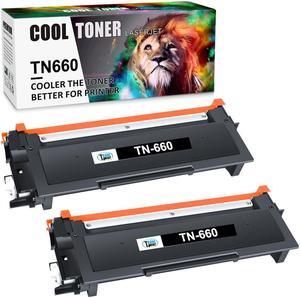 2PK TN660 High Yield Toner Cartridge Compatible With Brother DCP-L2540DW L2740DW