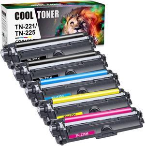 5PK 2K+CMY Compatible With Brother TN-225 TN221 Toner MFC-9130CW HL-3170CDW MFC-9340CDW