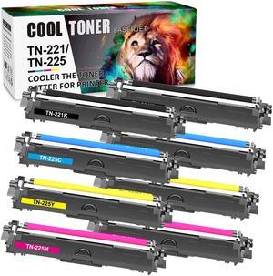 8PK 2*KCMY Compatible With Brother TN-225 TN221 Toner MFC-9130CW HL-3170CDW MFC-9340CDW