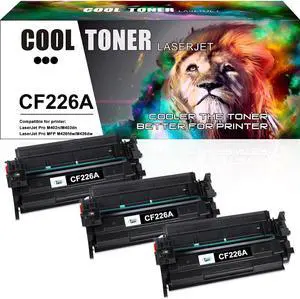 3PK Toner Compatible with HP 26A CF226A Cartridge LaserJet M402n M402dn MFP M426fdw