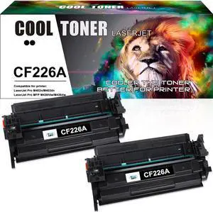 2PK Toner Compatible with HP 26A CF226A Cartridge LaserJet M402n M402dn MFP M426fdw