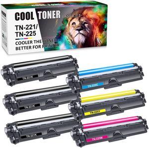 6PK 3K+CMY Compatible With Brother TN-225 TN221 Toner MFC-9130CW HL-3170CDW MFC-9340CDW