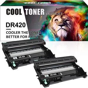 2*DR420 Drum Compatible With Brother  MFC-7860DW MFC-7360N HL-2240