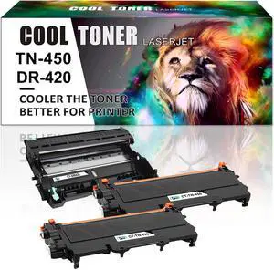 2*TN450 Toner 1*DR420 Drum Compatible With Brother  MFC-7860DW MFC-7360N HL-2240