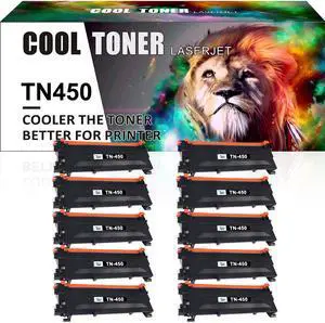 10*TN450 Toner Compatible With Brother  MFC-7860DW MFC-7360N HL-2240