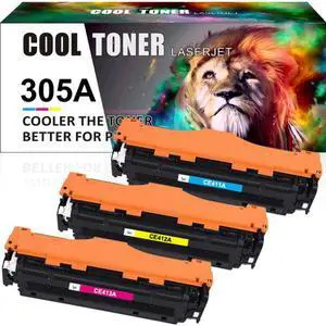 3 Pack color (CMY)Toner Cartridge CE410A 305A For HP Laserjet pro 400 Color M475dw M451dn M375nw