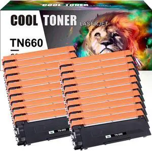 20PK TN660 Toner Compatible With Brother MFC-L2700DW HL-L2360DW L2305W