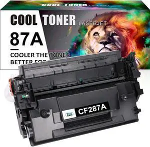 1Pack Toner Compatible with HP 87A CF287A Toner LaserJet Enterprise Pro M506dn M501dn
